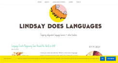 Desktop Screenshot of lindsaydoeslanguages.com